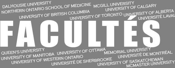 Tree image of 17 Canadian Faculties of Medicine